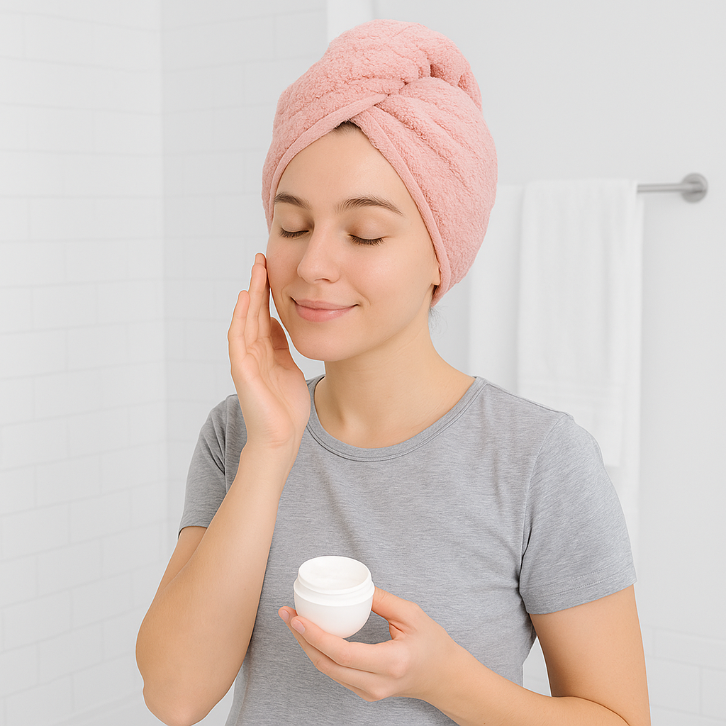 Toalla De Microfibra Para El Cabello