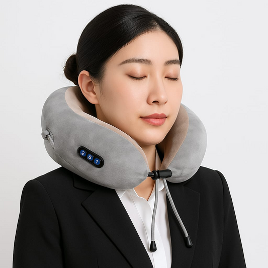 ALMOHADA MASAJEADORA VIAJERA DE DESCANSO